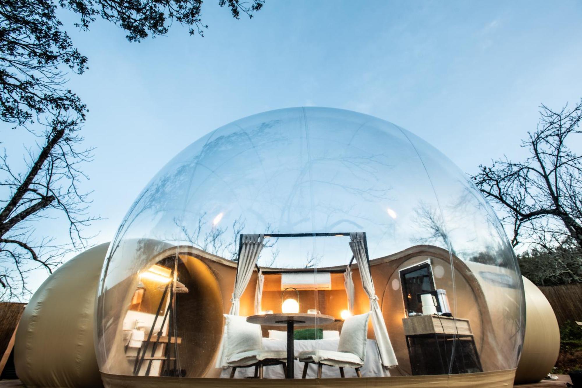 Horizonte Bubble Rooms Кортегана Экстерьер фото